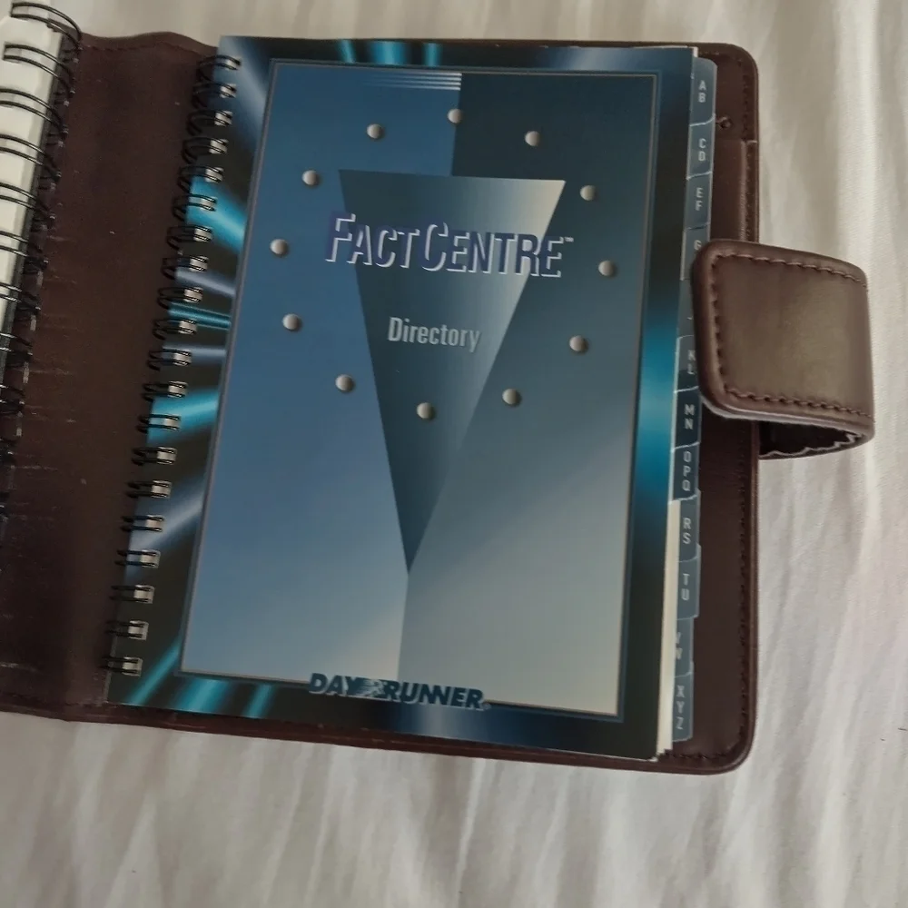 Vintage Day Runner Binder & Planner Organizer UNUSED